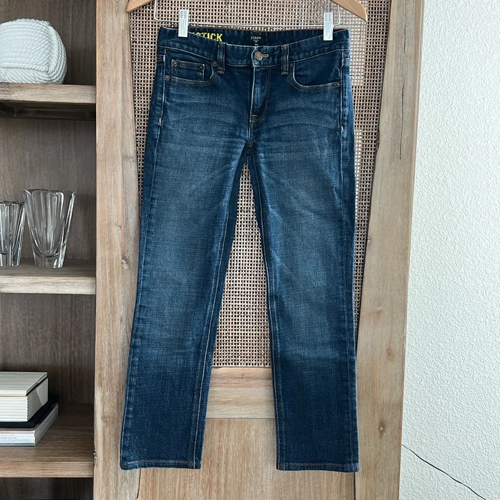 JCREW Matchstick Jeans in Dark Wash size 25S